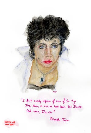 Elizabeth Taylor — Icons of London