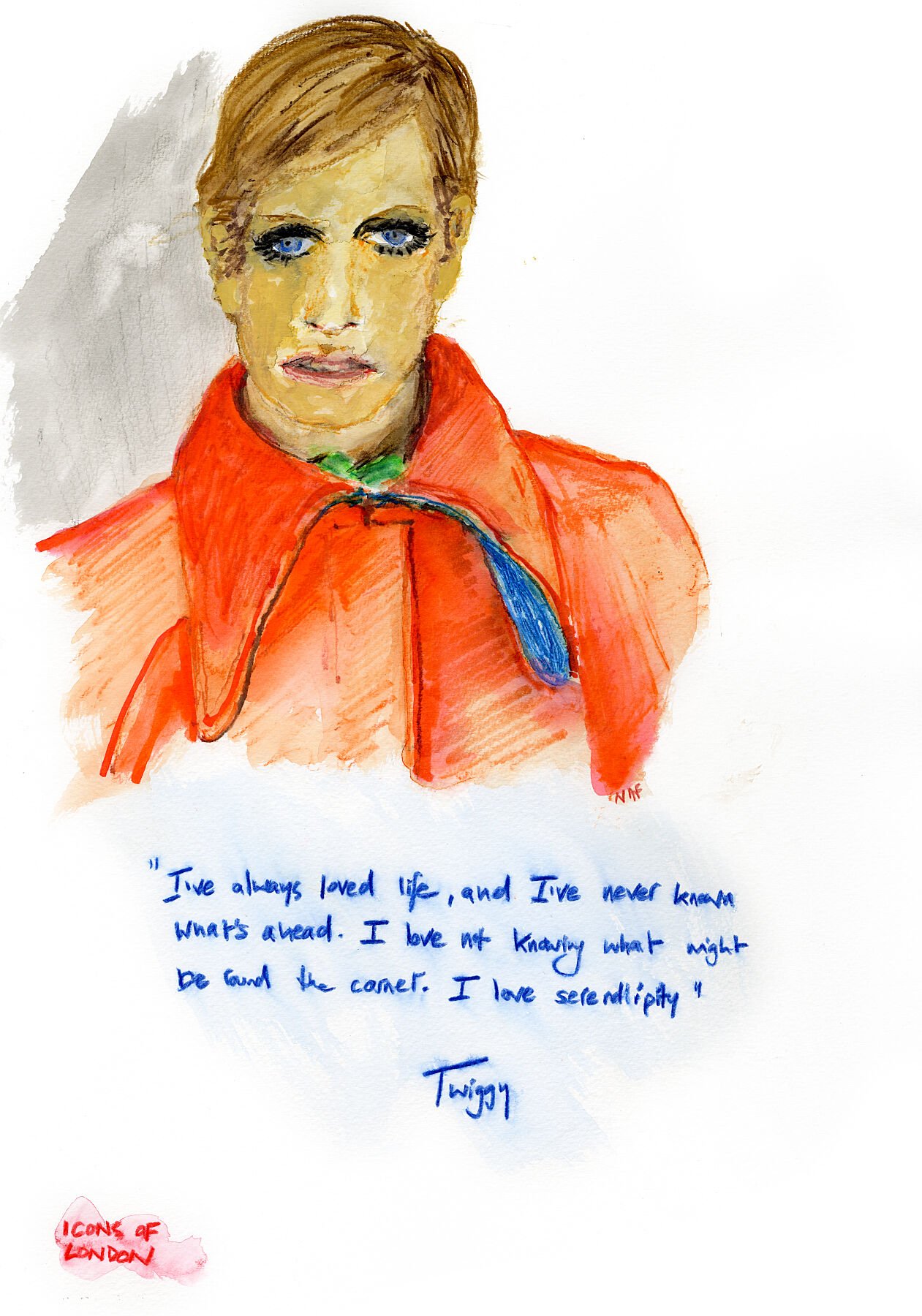Twiggy — Icons of London
