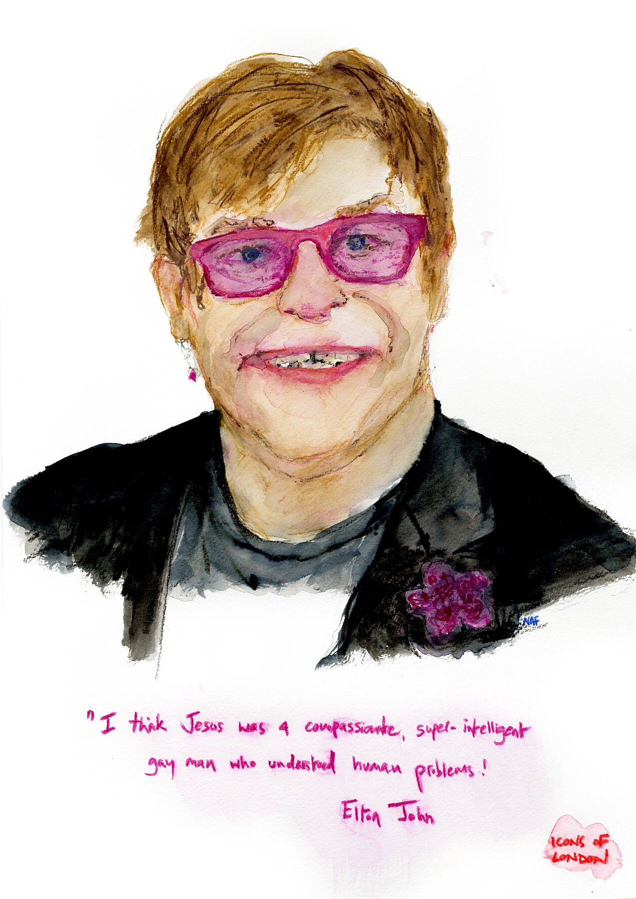 Elton John — Icons of London