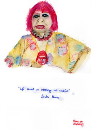 Zandra Rhodes — Icons of London