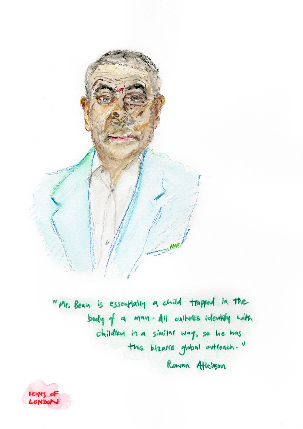 Rowan Atkinson — Icons of London