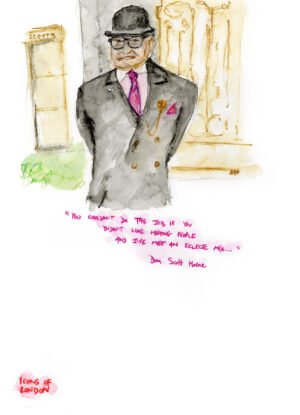 Don Scott Horne, Doorman, Scott's Restaurant — Icons of London