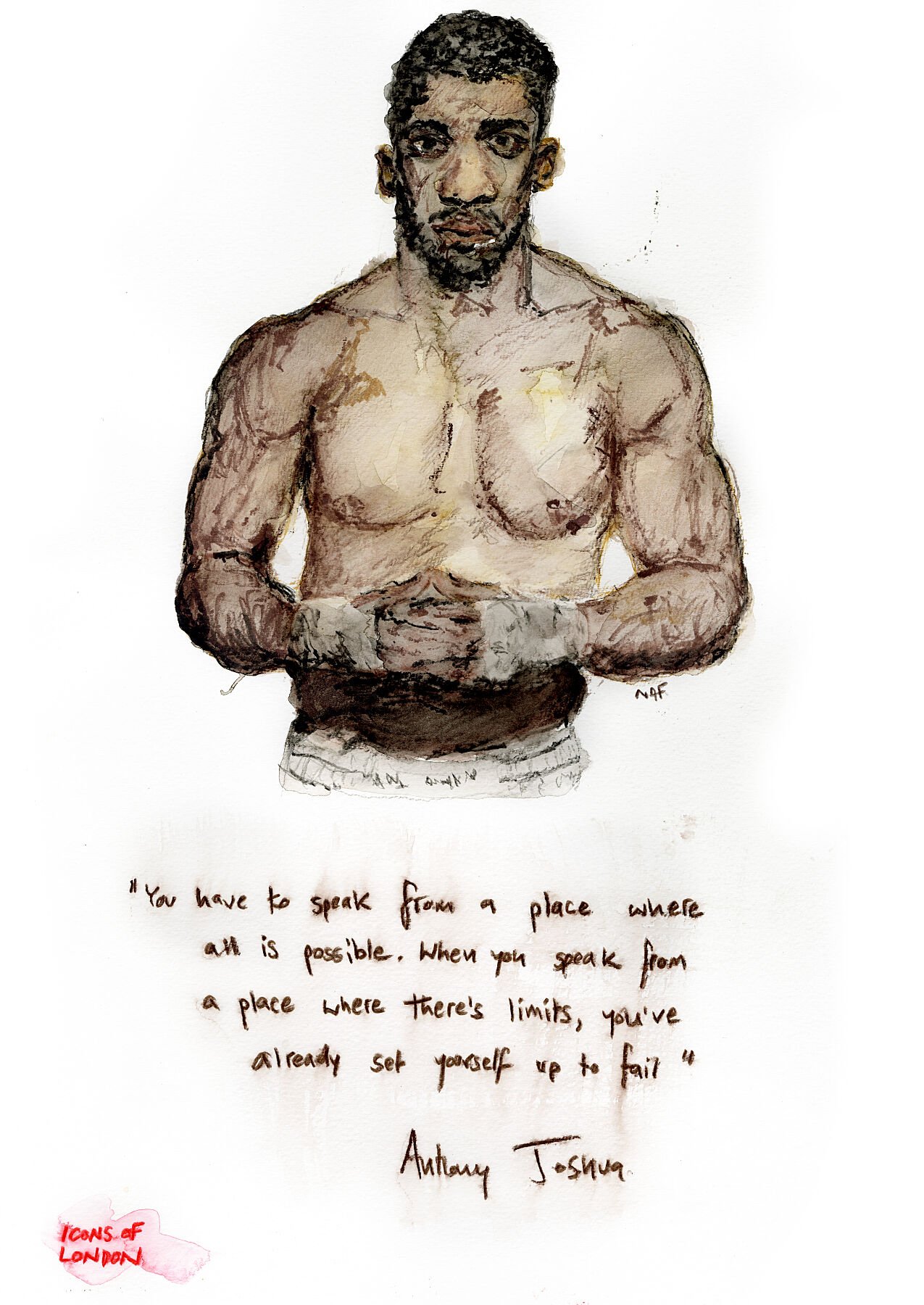 Anthony Joshua — Icons of London